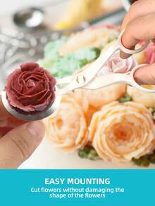 7pcs Cake Decorating Tool Set - Piping Nozzles, Piping Nail, Piping Scissors, Baking Tools For Cake, Cupcake, Cream Cookies, Kitchen Gadgets - Decoration Set - View 4