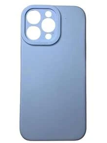Case Cover Silicone Velvety Rubber With Closed Camera Square High Relief For Cell Phone 16 Pro Max Brown, Green, Orange, Red, Assorted Colors - Baby Blue - View 1