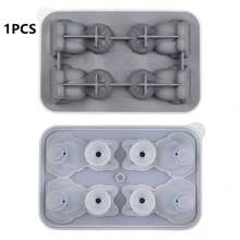 1pc Ice Cube Tray, Silicone Cartoon Cat Ice Pop/Popsicle Mold, Home Ice Cube Maker