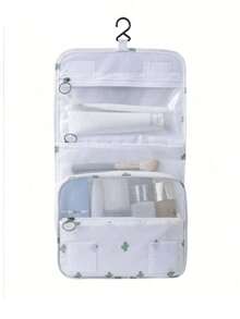1pc Summer Travel Makeup Bag, Holiday Toilette Bag, Portable Waterproof Storage Bag, Large-Capacity Storage Bag, Multi-Functional Cosmetics Storage Bag, Suitable For Family Beach Trips, Business Trips, Beaches, Gifts For Friends, Gifts For Mom, Birthday GiftsFor Women Storage Organizer Travel Essentials Back To School Dormitory Storage