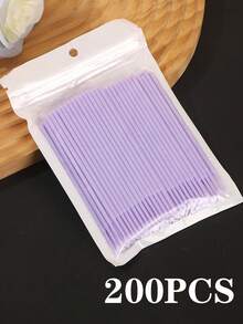 50/100/200支多功能清洁棒，卸除眼线，超细尖头棒，柔软不易断，迷你棒，一棒多用，易清洁，适合您的皮肤