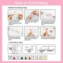 [Christmas Limited Edition] Punch Embroidery DIY Kit - Santa Claus + Embroidery Hoop + Punch Pen Full Set, Includes Colorful Threads & Punch Needle, Christmas Blessing Gift, Holiday Decoration Handmade Gift