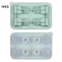 1pc Ice Cube Tray, Silicone Cartoon Cat Ice Pop/Popsicle Mold, Home Ice Cube Maker