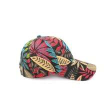 Maple Leaf-Patterned Printed Colorful Baseball Cap, Street Casual And Fashionable Sun Protection And Shading Cap, Comfortable And Versatile Baseball Cap For Outdoor Travel, Truck Driver Cap - 紅色 - 查看 4