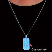 Collar de placa de identificación de acero inoxidable personalizado para hombres - Joyería personalizada con grabado único, regalo perfecto para el Día de San Valentín y el cumpleaños
