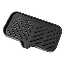 1pc Silicone Soap Sponge Holder For Kitchen Sink, Kitchen Soap Tray, Soap Holder For Kitchen Sink/Bathroom, Sink Soap Tray For Kitchen Counter, Sponge Tray With Drain