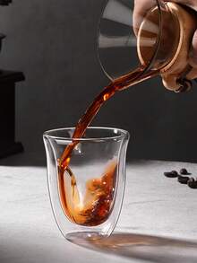 1 chiếc cốc espresso Ý hai lớp, cốc thủy tinh trong suốt, cốc espresso Ý, cốc trà pha lạnh, cốc trà, cốc cocktail whisky, cốc thủy tinh, cốc trà nhỏ chịu nhiệt trong suốt không quai, có thể tái sử dụng, an toàn với máy rửa chén, bền và dễ vệ sinh, thích hợp cho cappuccino, trà, đồ uống có ga, đồ uống nóng và lạnh. - Nhiều màu - Xem 2