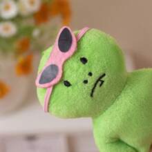 Porte-clés peluche mignon de poupée extraterrestre, pendentif de poupée de dessin animé amusant