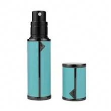 香水旅行喷雾器，真皮底部填充可再填充香水瓶，迷你古龙水香水分配器，防晒喷雾瓶，便携式喷雾器口袋大小，适合飞机旅行礼物 - 彩色 - 查看 27