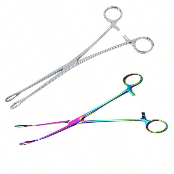 1psc Reptile Feeding Clip Tongs Long Handle Feeding Clip Pet Raising Feeding Tool For Snake Tortoise Lizard Frog Spider