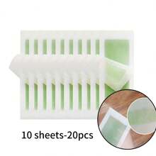 40 Peças Tiras de Cera Depilatória Dupla Face, Item Popular Crossborder de Rápida, Suave e Não Irritante para Uso em Todo o Corpo em áreas íntimas, mãos, pernas, axilas