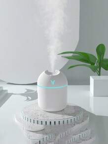 1 pièce Diffuseur d'huiles essentielles avec double fonction d'humidificateur et de vaporisateur de plantes. Mode de brouillard froid pour soulager la sécheresse, associé à une veilleuse silencieuse pour créer une ambiance relaxante. Convient pour la maison, le bureau, la chambre à coucher et d'autres scénarios, pour un espace confortable