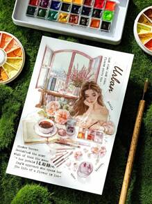 MOCARD 40 pezzi/confezione Adesivi dolci per ragazze, adesivi vintage creativi e di , forniture per decorazione fai-da-te, scrapbooking e bricolage, regalo per le vacanze, decorazioni personalizzate per scrapbook, cancelleria scolastica, forniture scolastiche, ritorno a scuola