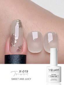 XEIJAYI 5件組/套 7.3ml 冰透免洗凝膠指甲油，適合所有季節 - 彩色 - 查看 2