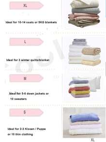 11 pièces Sacs de scellage sous vide pour voyages estivaux, sacs de rangement sous vide en plastique PVC transparent, sacs de rangement sous vide pour vêtements, essentiels de rangement gain de place, sacs de stockage sous vide grande capacité, sacs de rangement sous vide pour vêtements à la maison, sacs de stockage sous vide pour voyages, sacs de stockage sous vide anti-moisissure et anti-poussière, pour couettes, vêtements, chaussures, sous-vêtements