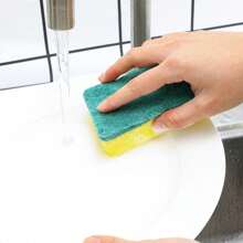 1/5/10/20/30/40/50pcs/Set Washing Up Sponges, Cleaning Cloth, Dish Cleaning Brush, Absorbent Sponge Blocks, Kitchen Supplies Dishcloths, Magic Sponge Scrubbers