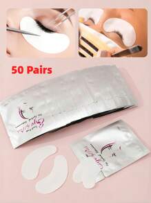 50 paires de patchs de greffage pour extension de cils, pour extensions de cils, protection et isolation pour extensions de cils
