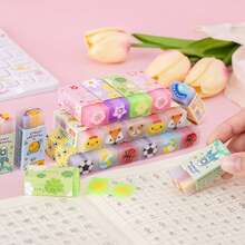 Eraser Eraser Ball Eraser Creative Cute Eraser Creative Cartoon Less Smear Fruit Sandwich Rubber - Multicolor - View 5