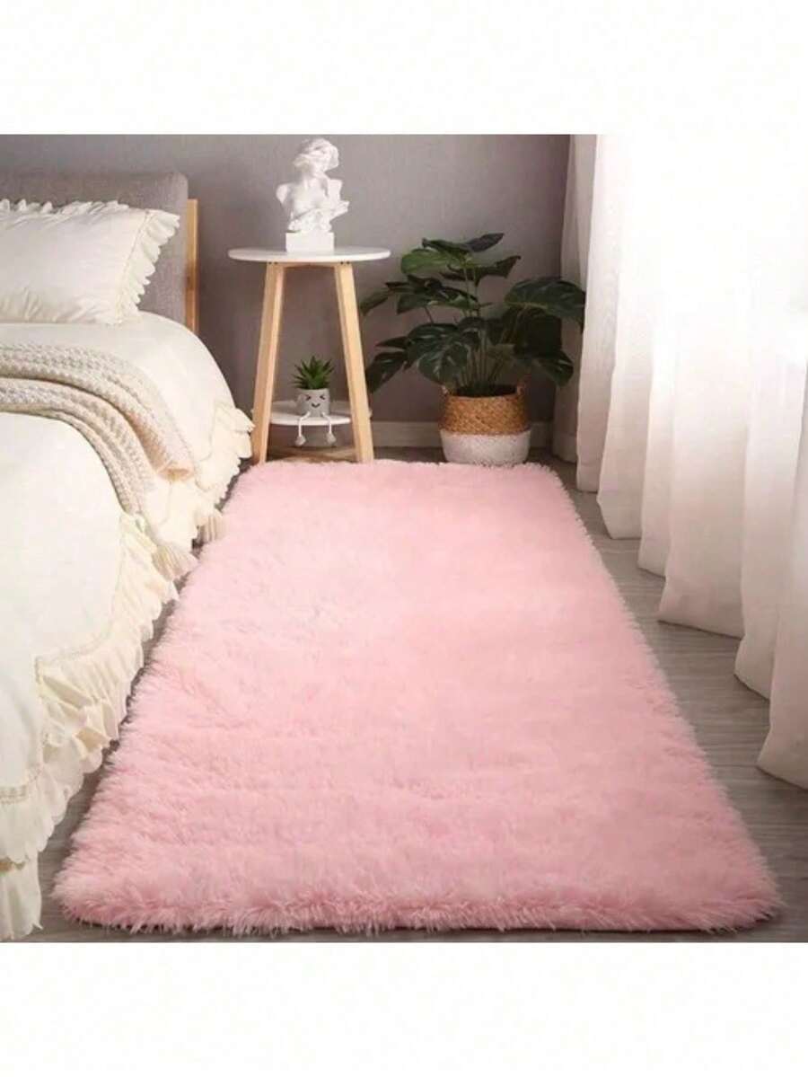 Shaggy Bedroom Rug 0.55 X 1.00  Oro Half Runner - Màu Hồng baby - Xem 1