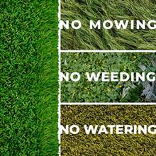 1pc Decorative Carpet Artificial Grass Carpet Indoor Outdoor, 0.4 Inch Carpet Synthetic Grass Mat Fake Grass, For Garden Lawn Landscape Balcony - Multicolor - View 10