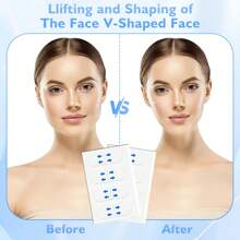 [200pcs/80pcs/40pcs/4pcs] Invisible Face Lifting Tapes, Used To Lift Sagging Skin, Instant Face Tape For Women, Lifting Sagging Skin And Concealing Makeup Tape, For Double Chin & Neck, Face Slimming - Alcohol-Free, Suitable For All Skin Types, Unisex