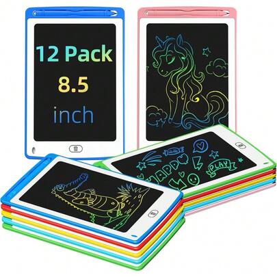 Local Shipping 8.5 Inch Colorful Doodle Board Drawing Tablet,4 Pack LCD Writing Tablet , Educational Learning Toys Birthday Gifts