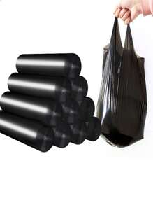 Thicker Trash Bags, Household Large Size Disposable Garbage Bags Made Of Virgin Material, Tear-Resistant, For Kitchen And Home Use. (Note: Colors May Vary Slightly Due To Different Batches)