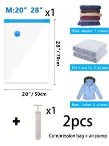 11 pièces Sacs de scellage sous vide pour voyages estivaux, sacs de rangement sous vide en plastique PVC transparent, sacs de rangement sous vide pour vêtements, essentiels de rangement gain de place, sacs de stockage sous vide grande capacité, sacs de rangement sous vide pour vêtements à la maison, sacs de stockage sous vide pour voyages, sacs de stockage sous vide anti-moisissure et anti-poussière, pour couettes, vêtements, chaussures, sous-vêtements