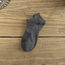 10 双踝袜跑步徒步袜压缩支撑透气厚垫隐形袜男女款 - 彩色 - 查看 5