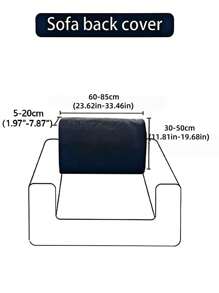 1pc Milk Silk Fabric Non-Slip Elastic Decorative Sofa Seat Cushion Cover, Outdoor Sofa Backrest Cover, Single/Double/Three/Four-Seater Sizes Available, Pet-Friendly, 4-Season Use