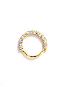 925 Sterling Silver Fashion Multi-Purpose Nose Ring/Nose Stud/Earring/Ear Cuff/Ear Clip Piercing Jewelry, Suitable For Various Occasions