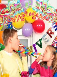 1pc Streamers, Hand-Throw Streamers, Clean And Non-Messy Confetti-Like Paper Flutter Ribbons For Celebrating Birthday, Proposal, Wedding, Graduation Party, Gift (Multi-Color)