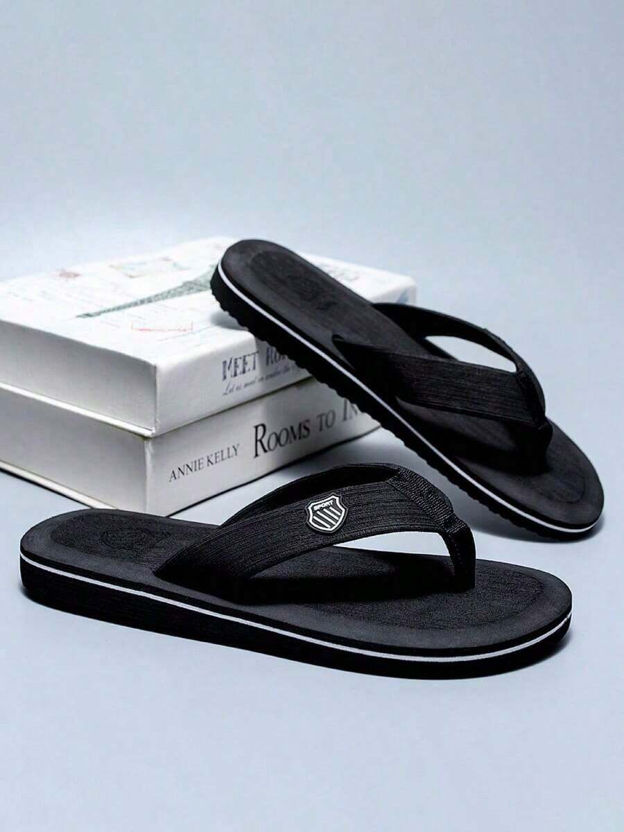 1双夏季时尚男士轻便按摩休闲透气室内人字拖户外拖鞋