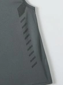 5pcs/Set Teenage Boys' Sleeveless Sports Vests, Lightweight Mesh Material Suitable For Outdoor, Running, Basketball And Football, Fits Ages 13-18 Years