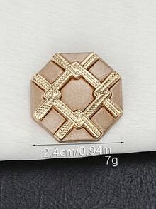 6 件/包复古风格金属纽扣，女士外套粗花呢纽扣，手工艺品，缝纫用品，各种尺寸 - 彩色 - 查看 18