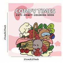 Libro para colorear para adultos y adolescentes con personajes animales súper lindos en momentos de Hygge acogedores para relajación (Espacios acogedores para colorear) - Regalos para amigos, parejas y familia