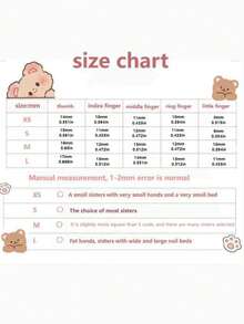 One Piece Set Of Almond Nail, Cherry Red Pile, Pure Handmade Fake Nails, Suitable For Girls, Birthday Parties, Parties, Daily Life Press On Nails Nail Supplies Nails - Multicolor - View 4