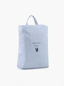 1 pièce Sac de rangement pour chaussures avec broderie personnalisée du nom, grand espace de rangement, portable et organisateur de voyage pour chaussures, sac à chaussures imperméable et anti-poussière, convient pour la gym, les sports, les voyages. Cadeau idéal pour la famille, les amis, la mère, le père. Convient pour la fête des mères, la fête des pères, la Saint-Valentin, la Journée des infirmières, Noël, anniversaire.