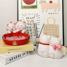 Adorable Cat Shaped Jewelry Tray - Ideal For Home & Garden Decor, Can Store Jewelry, Necklaces, Rings, Candy, Multipurpose Storage Organizer, Summer Storage Gift