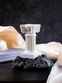 1 Pc White Roman Column Decorative Ornament - White - View 2