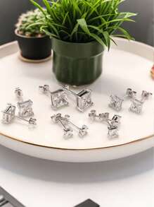 E3222W Men's Earring / Ear Stud, Minimalist And Practical, Multi-Functional