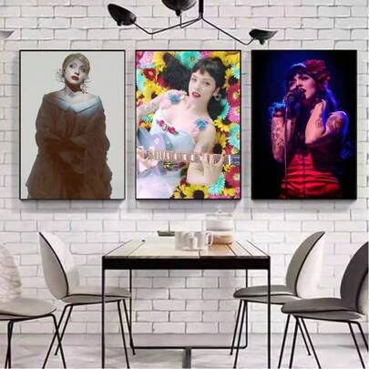 1 PIEZA Póster de álbum de música de la cantante Mon Laferte, clásico, retro, de alta calidad, arte de pared, póster vintage para decoración de pared del hogar, sin marco