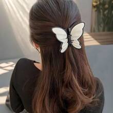 1/2/3 Peça(s) Presilha de Cabelo com Borboleta Bicolor na Moda, Acessório de Cabelo Fashionista Feminino, Adequado para Usar Presilhas de Borboleta em Qualquer Ocasião, Garra de Cabelo, Presilha de Mandíbula, Presilha de Cabelo, Clipe de Cabelo, Presilha de Cabelo