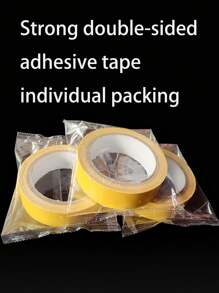 لفة واحدة من شريط لاصق قوي مزدوج الجانب، شريط لاصق فائق القوة، شريط لاصق مزدوج الجانب، لتثبيت السجاد والإكسسوارات والديكورات الزفاف وإطارات الصور وديكور المنزل وغيرها