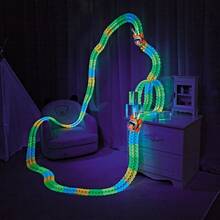 圣诞礼物！新年礼物！返校礼物！派对礼物！一套夜光磁性轨道车，可拼装轨道车，悬挂式轨道车，男孩女孩生日礼物（不含电池）