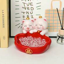 Adorable Cat Shaped Jewelry Tray - Ideal For Home & Garden Decor, Can Store Jewelry, Necklaces, Rings, Candy, Multipurpose Storage Organizer, Summer Storage Gift
