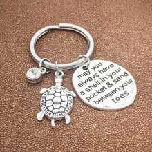1 pièce Porte-clés tortue de mer pour femmes et hommes, porte-clés avec pierre de naissance, accessoires tortue, bijoux de fête, cadeaux d'anniversaire pour elle, accessoires de voiture, charm de sac à dos pour l'école