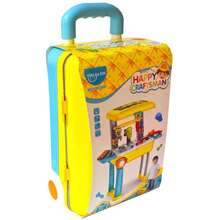 Set Didáctico Herramientas 2 En 1 Happy Craftsman Yellow, Fantástico Kit de herramientas, el mejor regalo para tu pequeño. Ayuda a mejorar la interacción padres e hijo, Fabricado en plástico de alta calidad, no tóxico e inofensivo, Ayuda a desarrollar la creatividad de su pequeño, la habilidad, la capacidad de organización, así como aprender los nombres de las herramientas. - Amarillo - Ver 1