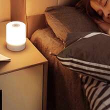 USB LED Touch Sensor Night Light - Dimmable 3-Color Bedside Lamp, Portable Mini LED Nightlight, Nursing Light For Baby, Soft Lighting, For Bedroom Decor, Lighting Decoration, USB Powered