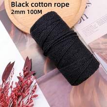 100M/3Roll 2MM Natural Jute Rope Twine DIY Gift Wrapping Macrame Cord Photo Wall Hanging Crafts Gardening String Wedding Party Home Decoration - Multicolor - View 17